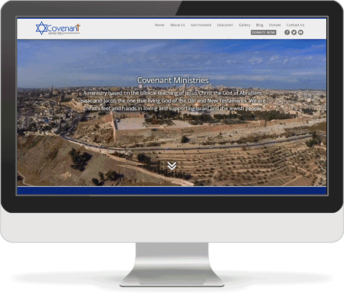 A scrolling video showing the Home page contents